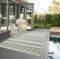 the carpet Machka - robuster Outdoor Teppich, modernes Design, Wetterfest & UV-beständig, für Balkon, Terrasse und Wintergarten, auch für Küche oder Esszimmer geeignet, Grün, 140 x 200 cm