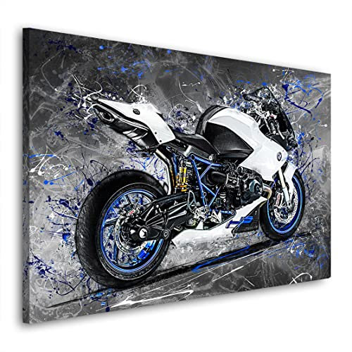 Kunstgestalten24 Leinwandbild BMW HP2 Wandbild Kunstdruck Wohnraum- u. Wanddekoration XXL