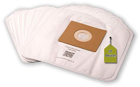 10 Staubsaugerbeutel kompatibel mit GRUNDIG VCC 3851, 10 Staubbeutel + 1 Mikro-Filter ähnlich Original Staubsaugerbeutel GRUNDIG VCC… Serie, Typ E - Hygiene Bag