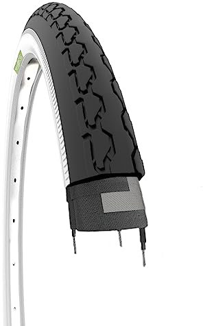 1 Cubierta 24 x 1 3/8 para bicicleta de ciudad niño | Neumático de carretera para bicicleta Holanda goma bicicleta