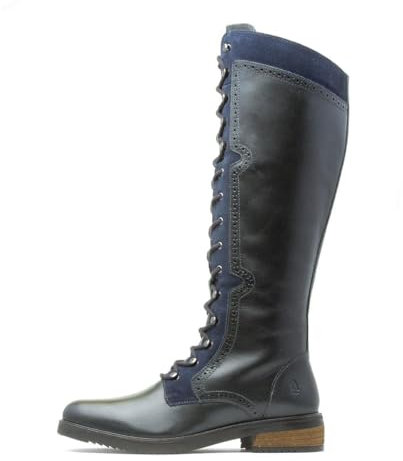 Hush Puppies Women's Rudy Knee High Boot, Navy, 5 UK