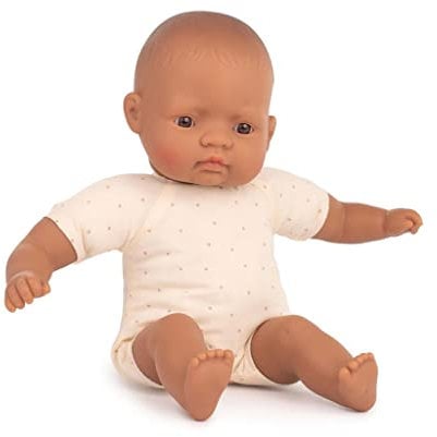Miniland Dolls: lateinamerikanische Babypuppe, 32 cm, mit weichem Stoffkörper, in Geschenkbox