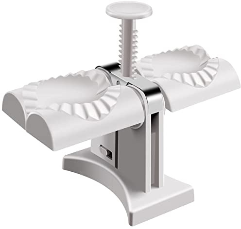 WANGCL Machine à raviolis automatique à double tête pour faire des raviolis rapidement