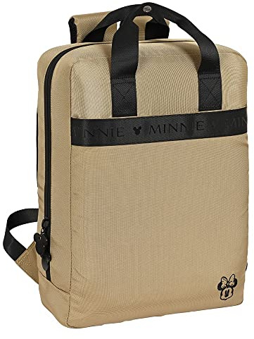 safta Unisex Kinder Artikel Rucksack für Laptop 13,3 Zoll + USB Minnie Maus Premium, bunt