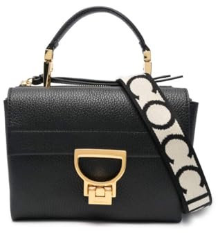 Coccinelle Arlettis Signature - Henkeltasche 19 cm black