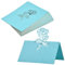 50 Piezas Tarjetas de Lugar de Mesa, 12x9cm, Tarjetas Mesa Invitados Bautizo, Tarjeta de Etiquetas Asiento, Tarjetas Personalizadas Boda para Banquetes, Cenas de Cumpleaños, Decoración Navideña (Azul)