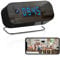 Hidden Camera Detector WiFi Clock Camera HD 1080P Wireless Nanny Cam with Night Vision Motion Detection Alert Push, Video Recorder for Indoor Security