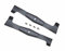 102 CM Messer + 4X Stift kompatibel mit Viking MT 640 680/ Efco/OleoMac EF/OM 104 105 106 107