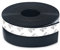 JEMESI Sigillante Autoadesivo, Porta Guarnizione Inferiore, Striscia Sigillante in Silicone Autoadesiva per Porte e Finestre,Insonorizzato, Weather Stripping,5mx35mm (nero)