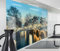 timalo Herd Spritzschutz Wand Spüle, Küche Küchenrückwand Glasoptik | Acryl Glas 2mm | Glasrückwand Acrylglas Küchenpaneele Rückwandschutz Platte | 120x60cm Romantisches Amsterdam Brücke