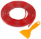 TUCKBOLD Striscia di Finitura per Finestra Auto Camion 5/16 Larghezza 8mm 10Ft 300cm Autoadesiva Anti Graffio | Adesivo Decorativo Laterale Paraurti Porta Corpo Rosso Lucido 1 Set