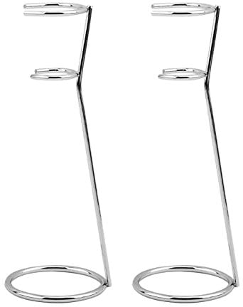 Jiakalamo 2pcs Whisk Stand, Durable Stainless Steel Rack Handheld Milk Frother Holder Whisk Drink Mixer Stand Bracket Kitchen Tool(Whisk Stand/2pcs)