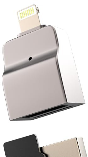 Adapter für Lightning USB OTG Kartenleser Micro SD für iPhone 14 für iPad Card Reader TF externer Speicherstick für Apple Kamera Tastatur Kamera Datenübertragung Maus Typ C