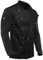 strongAnt Kochjacke Herren mit verdeckten Druckknöpfen YKK Dry Mesh Rücken und Ärmel Bäckerjacke Langarm Baumwolle - Schwarz, Größe: M