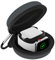 Astorgos Caja de Almacenamiento Compatible Apple Watch Series 10/9/8/7/6/5/4/3/2/1/SE,Estuche de Viaje Portátil para iWatch 46mm 45mm 44mm 42mm 41mm 40mm 38mm AirPods Pro/3/2/1 Base de Carga,GrisEspcl
