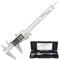 Vernier Calipers Digital Gauge 0-150mm 0-6 Measuring Tool Accuracy for DIY/Household/Industrial Use (Stainless Steel)