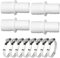 Idota Lot de 4 adaptateurs de piscine 32 à 38 mm, raccord de tuyau de 32 à 38 mm, adaptateur de tuyau de piscine avec 8 colliers de serrage en acier inoxydable (4 pièces 32-38 mm)