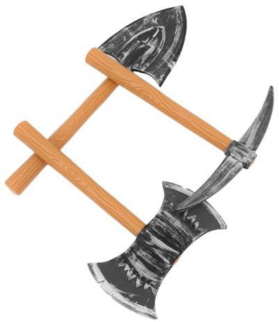 TOYANDONA 3pièces De Pirate Cosplay Hache Artificielle Haches Cosplay pour Halloween Costume Spectacle Décoration