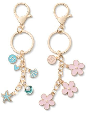 CHUQING Schlüsselanhänger Buchstabe Geschenke Keychain Letter