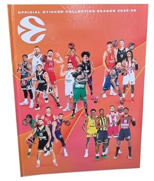EuroLeague Basketball 2025/26 Stickeralbum Hardcover – Sammelalbum ohne Sticker (Sticker separat erhältlich)