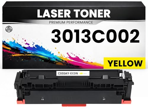 Toner Cartridge 055 Yellow / 3013C002 Gelb für Canon Premium Alternativ imageCLASS MF742Cdw/744Cdw/746Cdw/746Cx/745CDW/741CDW/743Cdw MF744Cdw