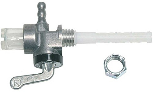 Karcoma Rubinetto Benzina con Chiusura Serbatoio M12 x 1 e Attacco Posteriore, Incl. Filterbecher