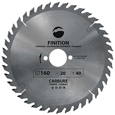 Leman 965.235.3040 Lame de scie circulaire en Carbure ø 235 x 30 mm 40 dents pour bois