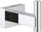GROHE Essentials Cube, Bademantelhaken mit verdeckte Befestigung (langlebige und pflegeleichte Oberfläche, einfache Montage), chrom, 40511001