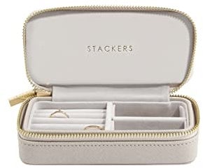 Stackers Taupe Mittelgroß Reise Schmuckschatulle