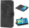 Mulbess Handyhülle für Huawei P30 Lite Hülle Leder, Huawei P30 Lite Handy Hülle, Vintage Flip Handytasche Schutzhülle für Huawei P30 Lite New Edition Case, Schwarz