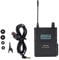 Stage Monitor Receiver, In Ear Stage Studio Monitor Receiver 1/4 Wavelength Clear Sound Sistema de Monitor inalámbrico UHF.