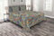 ABAKUHAUS marokkanisch Tagesdecke Set, Orientalische Motive, Set mit Kissenbezügen Waschbar, für Doppelbetten 264 x 220 cm, Türkis Self