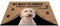 BAGEYOU Personalized Dog's Name Outdoor Doormat with My Love Dog Goldendoodle Welcome Floor Mat Not Need to Knock I Know You're Here 27.5 x 17.7