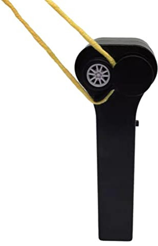 WINBST Hélice à main avec corde, contrôleur de corde, saveur créative de fête, jouets électriques amusants pour tous les âges, Noir