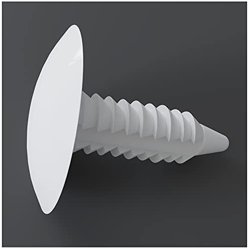 Medium Multi-Gauge Nieten Befestigungselemente 1,9 cm Länge für Terrasse Lounge Stuhl Reparatur 30 Stück (weiß)