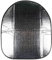 Walser Thermo-Lenkradschutz, Sonnenschutz-Lenkrad, Lenkradabdeckung-Sommer, Lenkradschutzhülle-Hitze-Auto, Lenkrad-Hitzeschutz-Auto 50x44cm Silber