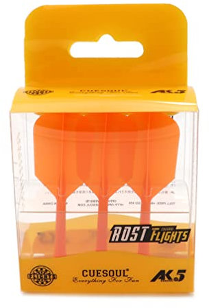 CUESOUL ROST integrierter Dartschaft und Flights Medium, schlanke Form, 3er-Set (CSAK-510SCYS)