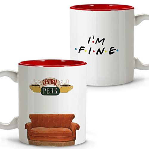 Tazza Friends. Tazza Amica. Idee per Regali Originali. Ceramica. Tazze Colazione. 330 ml. Friends Fine
