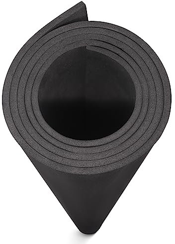 MEARCOOH Espuma EVA Negra 6mm, 150cm*90cm Cosplay Espuma EVA Grande, 1PCS Esponja EVA Densidad 86kg/m3 para Cosplay, Manualidades, Proyectos DIY (Negro 6mm)