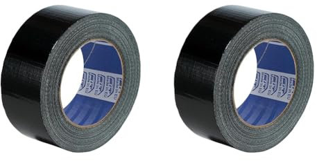 ACIT Ruban Adhésif Toilé pour Réparations, 50mm x 25 mètres, étanche, et bricolage, isolant, Étanchéité ou Emballage (Lot de 2)