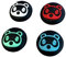 Prysm Gaming Confezione da 4 tappi in gomma per pollice di Tom Nook Animal Crossing compatibili con Switch Joy-Con OLED Switch Joycon e Switch Lite