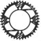DAZZLEEX Plato de bicicleta, aleación de aluminio, plato de bicicleta de un solo disco 40/42T, pieza de diente 104BCD Disco para 104 mm de diámetro BCD (Negro-40T)