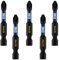 5 x Rennie Tools 50mm Long PH2 Impact Screwdriver Driver Bits Set. Magnetic Phillips No.2 Heavy Duty Impact Driver Bit Set