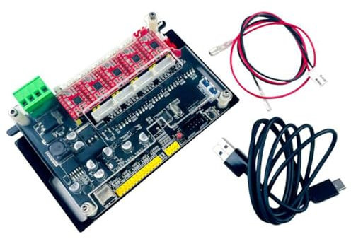 4-Achsen GRBL 1.1f 32-Bit CNC Laser Engraver Control Board Dual Y-Achsen Unterstützung X/Y/Z/A 12/24V für 500W Spindel