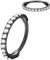 Artskin G23 Titan 0.8 8mm Schwarz Nasenring Hoop hypoallergen nickelfrei Knorpelohrring Septum Clicker Ring Klappbarer Segmentring Lippenring Helix Body Piercing Schmuck