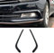 Frontstoßstangen Nebelleuchte Gitter Abdeckung für VW Passat B8 Variant R Line 2016-2019 Auto Nebelscheinwerfer Baugruppen Dekoration Zubehör,Glossy Black