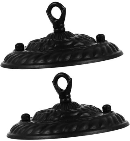 BESTonZON 2stücke Deckenabdeckplatte Baldachin Für Pendelleuchte Montageplatte Für Leuchte Aus Stahl Und Zinklegierungen Abdeckplatte Für Deckenleuchte