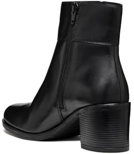 Geox D New Asheel C, Stivale alla Caviglia Donna, Nero, 36 EU