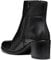 Geox Femme D New Asheel C Bottes de Cheville, Noir, 36 EU