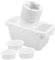 RORPOIR 1set Dryer Vent Connector Kit Practical Vent Plate Hose Connector for Drum Dryers Lint Collection System Easy to Install Compatible Models
